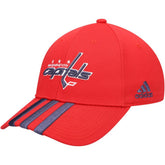 Washington Capitals adidas Locker Room Three Stripe Adjustable Hat