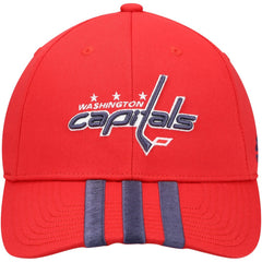 Washington Capitals adidas Locker Room Three Stripe Adjustable Hat