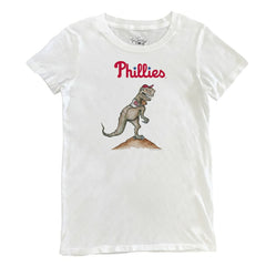 Philadelphia Phillies Tiny Turnip Women's TT Rex T-Shirt - White