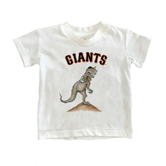 San Francisco Giants Tiny Turnip Youth TT Rex T-Shirt - White