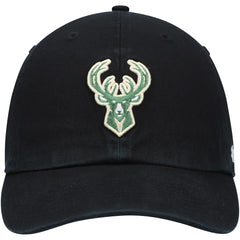 Milwaukee Bucks '47 Core Logo Clean Up Adjustable Hat - Black | 47 brand outlet