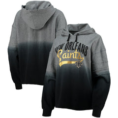 NFL New Orleans Saints Touch Women's Superstar Dip-Dye Pullover Hoodie