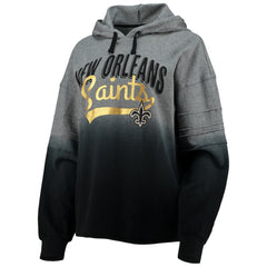 NFL New Orleans Saints Touch Women's Superstar Dip-Dye Pullover Hoodie