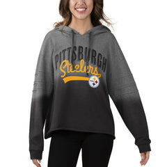 NFL Pittsburgh Steelers Touch Women's Superstar Dip-Dye Pullover Hoodie