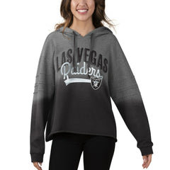 NFL Las Vegas Raiders Touch Women's Superstar Dip-Dye Pullover Hoodie