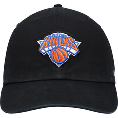 New York Knicks '47 Core Logo Clean Up Adjustable Hat - Black | 47 brand for sale