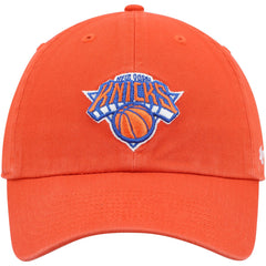 New York Knicks '47 Core Logo Clean Up Adjustable Hat - Orange | 47 brand outlet