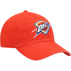 Oklahoma City Thunder '47 Core Logo Clean Up Adjustable Hat - Orange | 47 brand shop