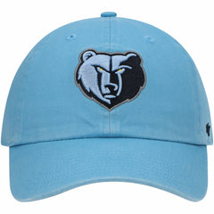 Memphis Grizzlies '47 Core Logo Clean Up Adjustable Hat - Light Blue | 47 brand sale