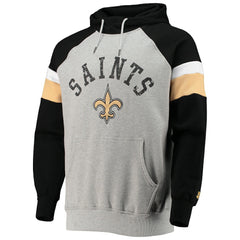 NFL New Orleans Saints Starter Home Run Raglan Pullover Hoodie