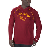 NFL Washington Commanders Washington Football Team Starter Raglan Long Sleeve Hoodie T-Shirt