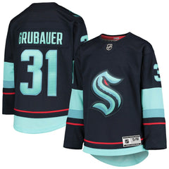 Philipp Grubauer Seattle Kraken Youth Home Premier Player Jersey