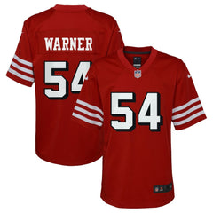 NFL San Francisco 49ers Fred Warner Youth Game Jersey