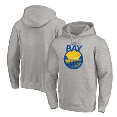 Golden State Warriors The Bay Logo Pullover Hoodie sale - Heathered Gray on sale