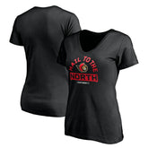 Ottawa Senators Women's Hail to the North V-Neck T-Shirt