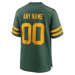 NFL Green Bay Packers Alternate Custom Jersey