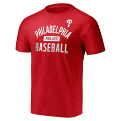 Philadelphia Phillies Primary Pill Space Dye T-Shirt - Red