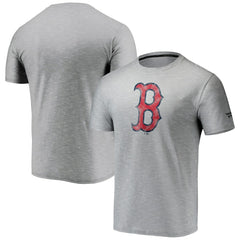 Boston Red Sox Team Logo Space-Dye T-Shirt - Gray
