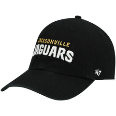 NFL Jacksonville Jaguars '47 Clean Up Script Adjustable Hat