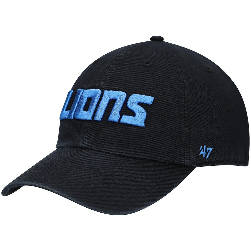 NFL Detroit Lions '47 Clean Up Script Adjustable Hat