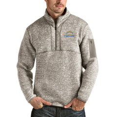 NFL Los Angeles Chargers Antigua Alternate Logo Fortune Quarter-Zip Pullover Jacket
