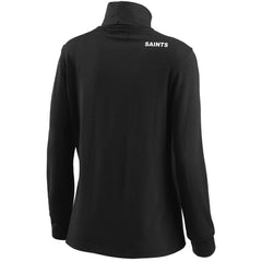 NFL New Orleans Saints WEAR by Erin Andrews Women's Long Sleeve Tri-Blend Turtleneck T-Shirt
