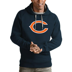 NFL Chicago Bears Antigua Logo Victory Pullover Hoodie