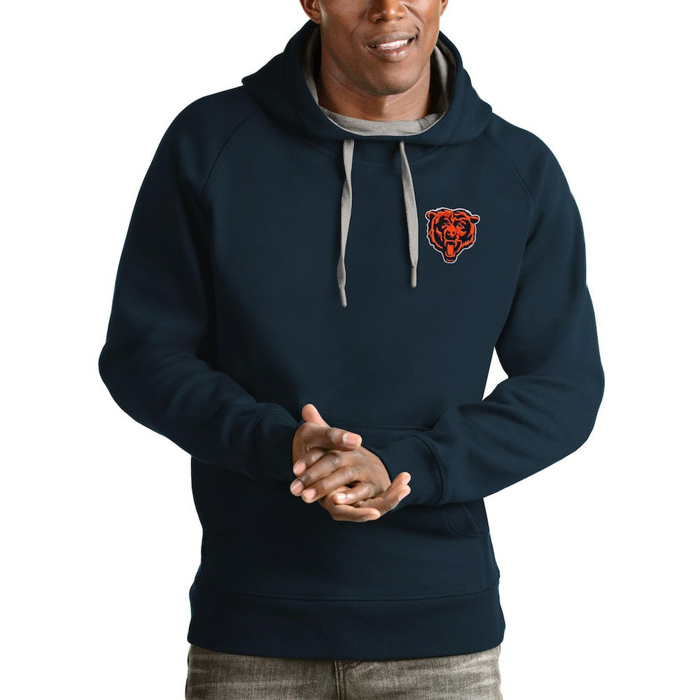NFL Chicago Bears Antigua Logo Victory Pullover Hoodie