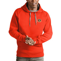 NFL Cincinnati Bengals Antigua Logo Victory Pullover Hoodie