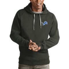 NFL Detroit Lions Antigua Logo Victory Pullover Hoodie