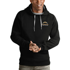 NFL Los Angeles Chargers Antigua Logo Victory Pullover Hoodie