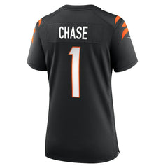 NFL Cincinnati Bengals Ja'Marr Chase Women's Game Jersey