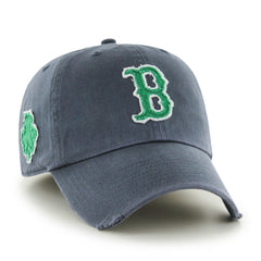 Boston Red Sox Franchise Fitted Hat - Navy/Green | 47 brand