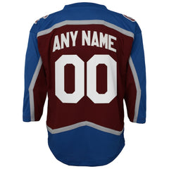 Colorado Avalanche Youth Home Custom Replica Jersey