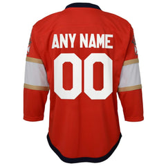 Florida Panthers Youth Home Replica Custom Jersey