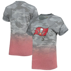 NFL Tampa Bay Buccaneers Juniors Beth Camo Dip-Dye T-Shirt