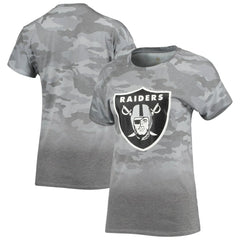 NFL Las Vegas Raiders Juniors Beth Camo Dip-Dye T-Shirt