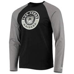 NFL Las Vegas Raiders League Raglan Throwback Long Sleeve T-Shirt