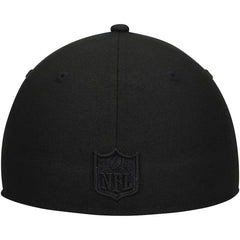 NFL Detroit Lions Black on Black Low Profile 59FIFTY II Fitted Hat