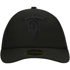 NFL Tennessee Titans Alternate Logo Black on Black Low Profile 59FIFTY II Fitted Hat