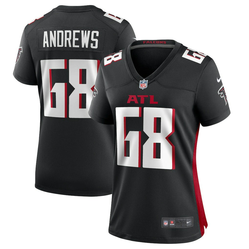 NFL Atlanta Falcons Josh Andrews Women's Game Player Jersey