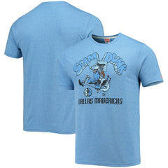 Dallas Mavericks Homage NBA x Grateful Dead Tri-Blend T-Shirt sale - Blue cheap