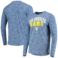 NFL Los Angeles Rams MSX by Michael Strahan Camo Performance Long Sleeve T-Shirt