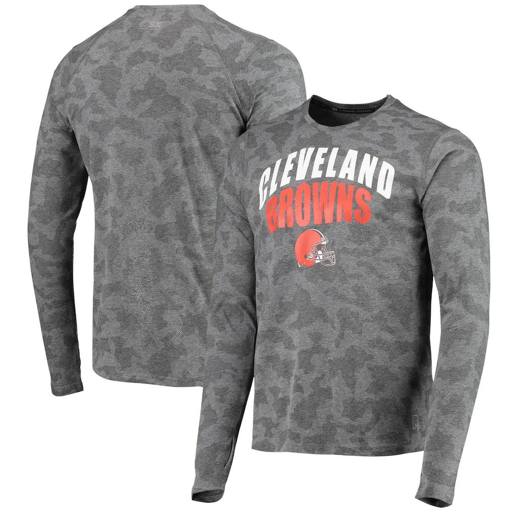 NFL Cleveland Browns MSX by Michael Strahan Camo Performance Long Sleeve T-Shirt