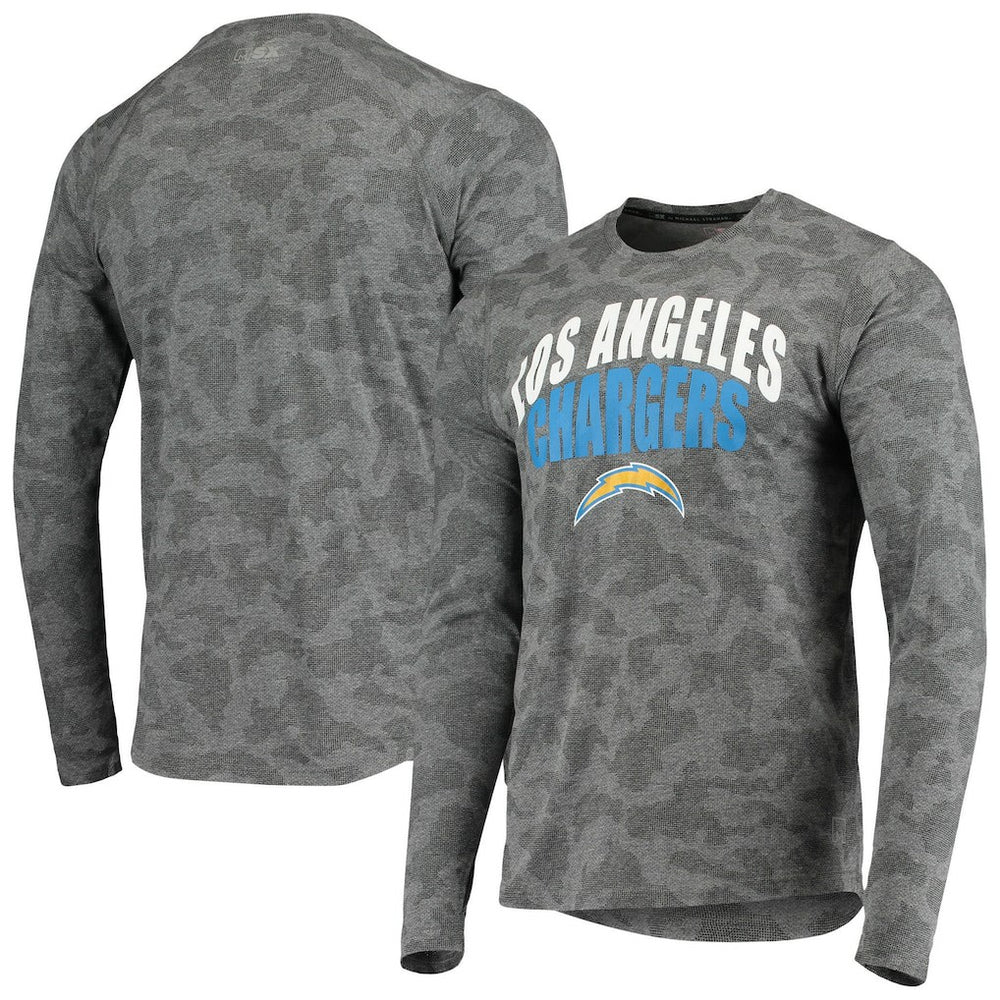 NFL Los Angeles Chargers MSX by Michael Strahan Camo Performance Long Sleeve T-Shirt