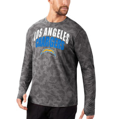 NFL Los Angeles Chargers MSX by Michael Strahan Camo Performance Long Sleeve T-Shirt