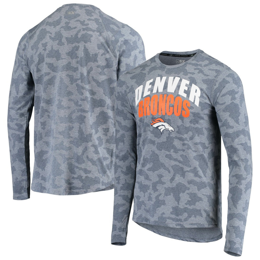 NFL Denver Broncos MSX by Michael Strahan Camo Performance Long Sleeve T-Shirt