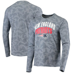 NFL New England Patriots MSX by Michael Strahan Camo Performance Long Sleeve T-Shirt
