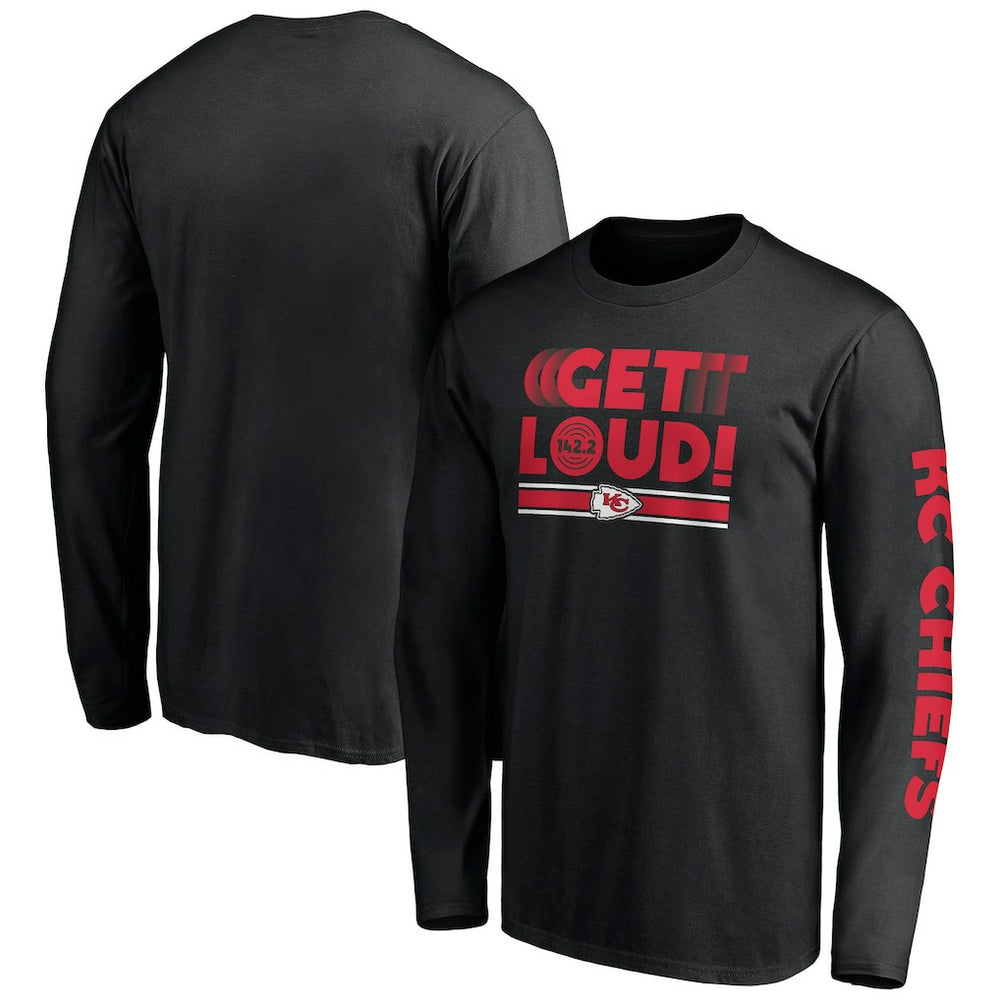 NFL Kansas City Chiefs Hometown Collection Facemask Long Sleeve T-Shirt