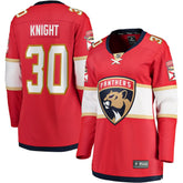 Spencer Knight Florida Panthers Fanatics Women's Home Breakaway Jersey